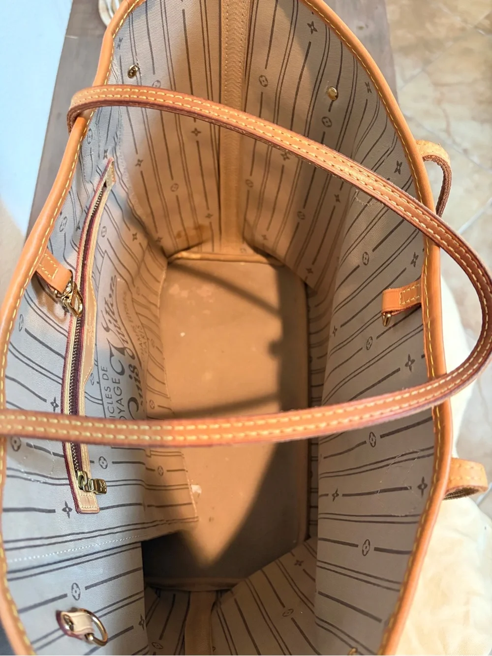 AUTHENTIC Louis Vuitton Monogram MM Neverfull